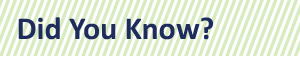Did You Know?