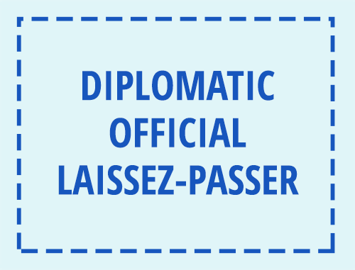 Diplomatic/Official/Laissez-Passer