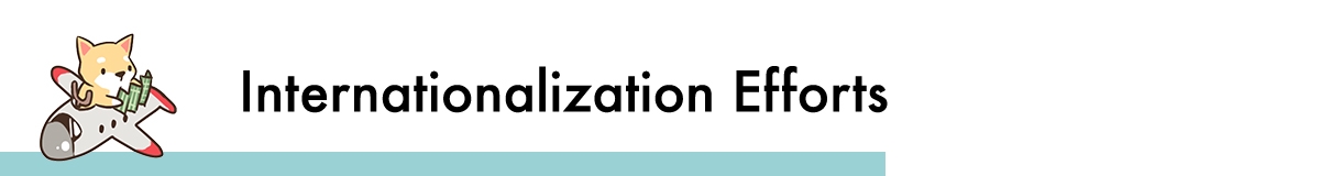 Internationalization Efforts