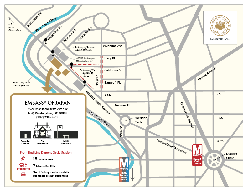 japan embassy travel information