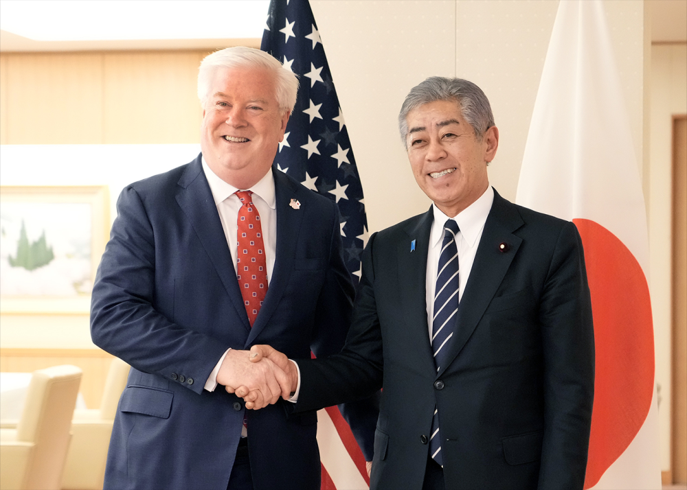 (画像) グラス次期駐日米国大使による岩屋外務大臣表敬（令和7年4月21日）
