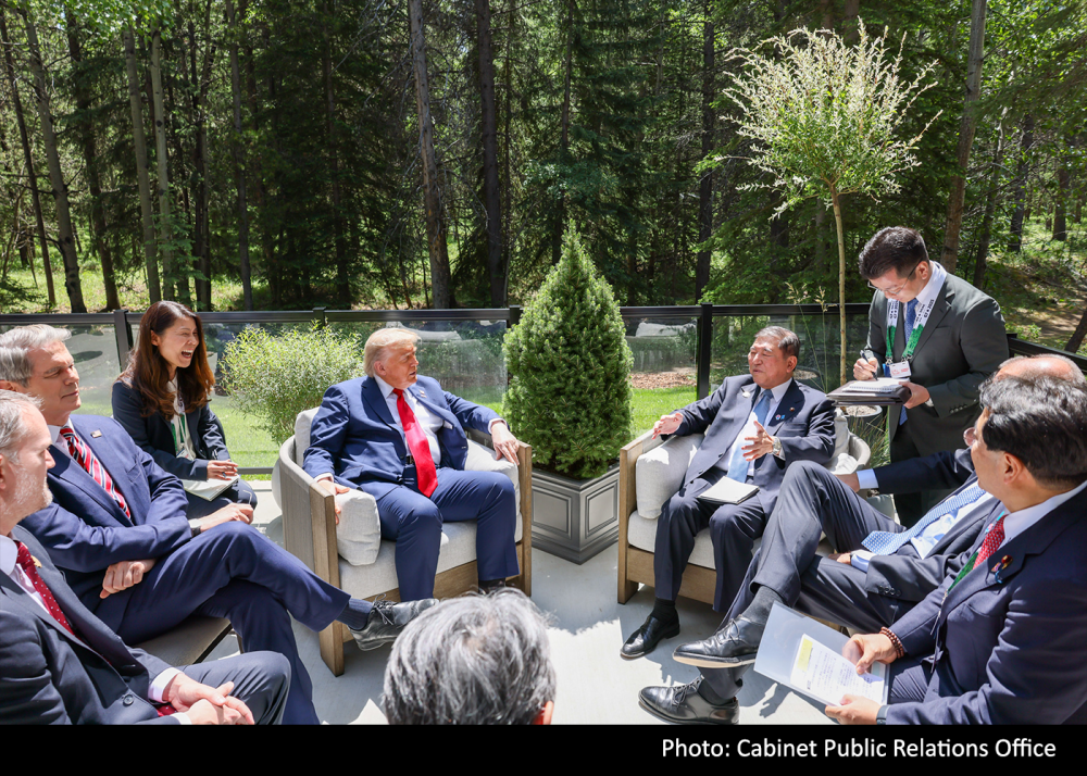 (image) Japan-U.S. Summit Meeting (June 16, 2025)