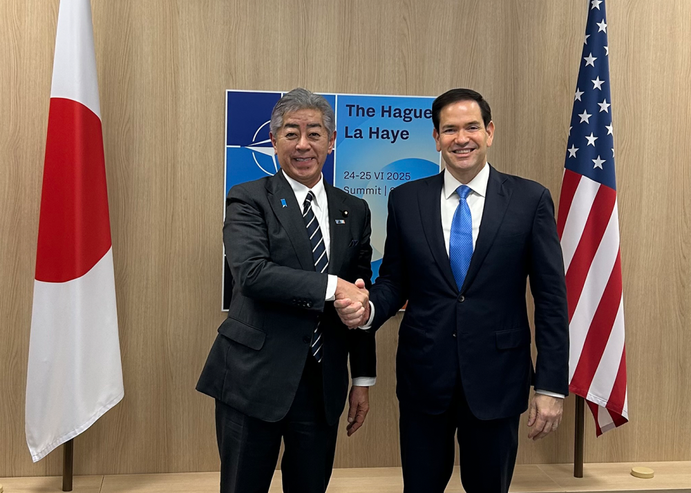 (image) Japan-U.S. Foreign Ministers’ Meeting (June 25, 2025)