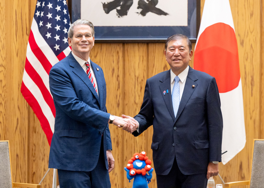 (画像)  大阪・関西万博米国大統領代表団による石破内閣総理大臣表敬 (令和7年7月18日)