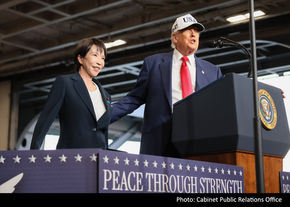 (image) Prime Minister Takaichi and U.S. President Trump’s Visit to U.S. Aircraft Carrier 