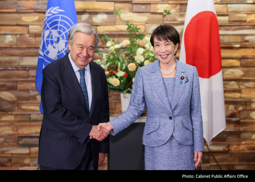 (image) Meeting between Prime Minister TAKAICHI and United Nations Secretary-General Guterres (May 18, 2026) 