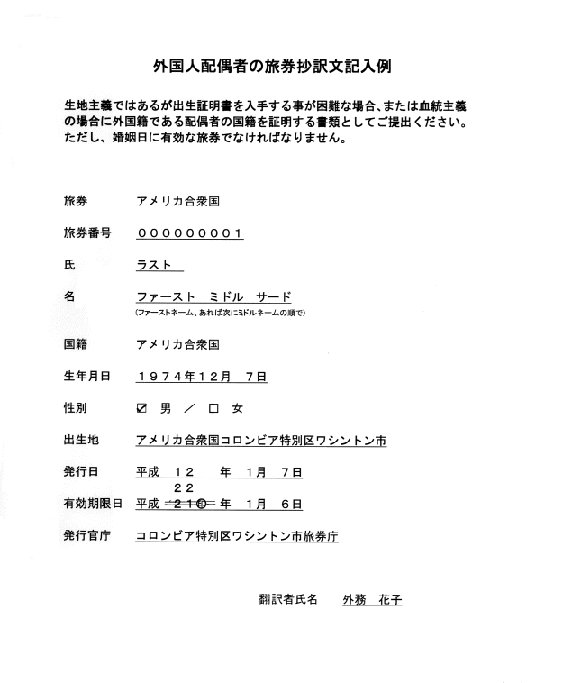 Embassy Of Japan 婚姻届 Embassy Of Japan 婚姻届